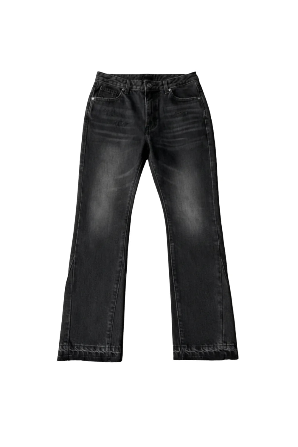 Black jeans on a white background
