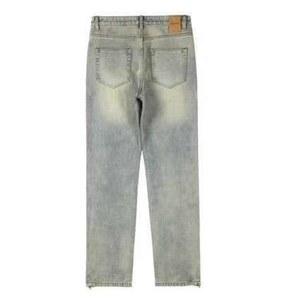 Aria Zip Flared Jeans - ValenciClothing